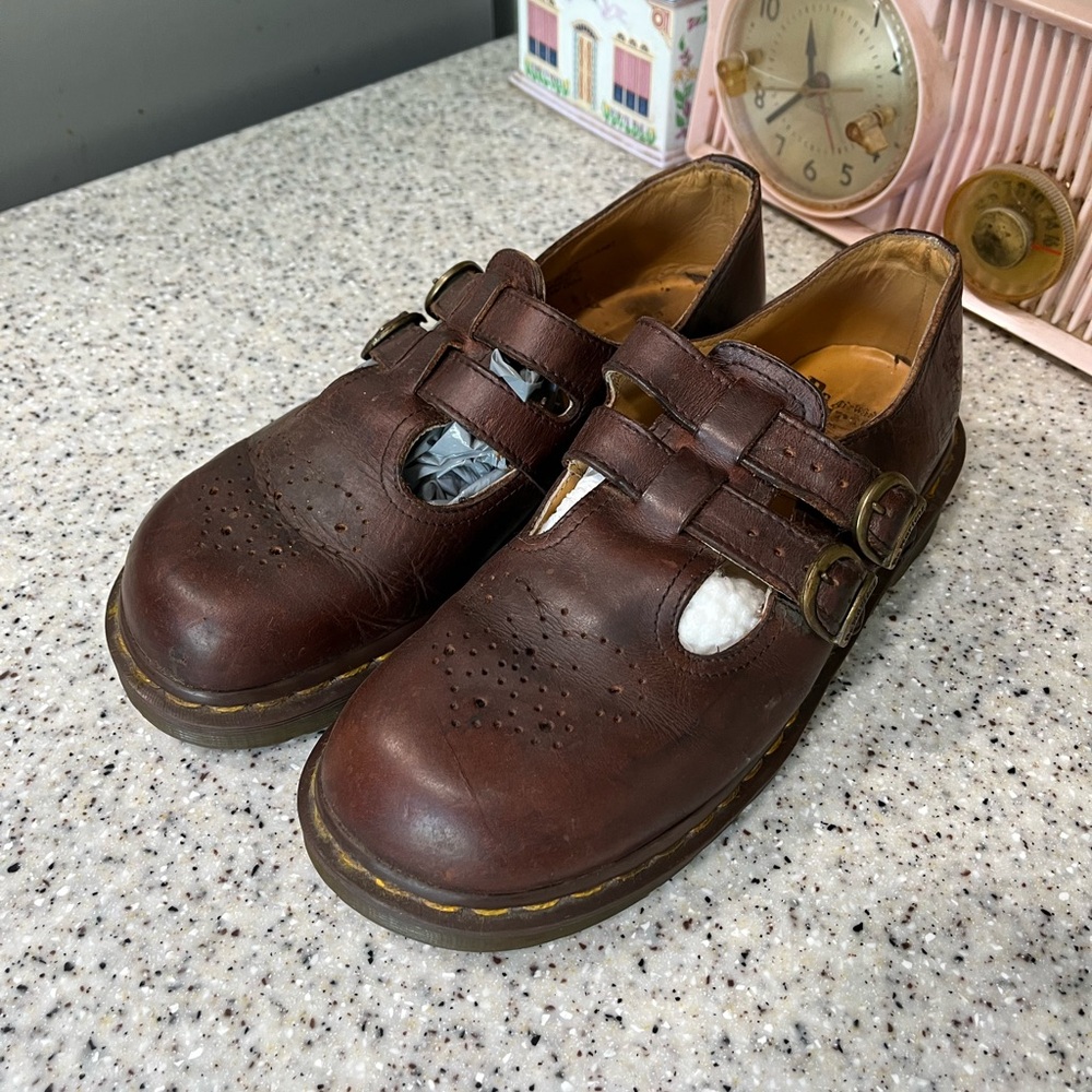 Dr. Martens ‘Mary Jane’ 8065 womens size 9 vintage leather Made in England shoes